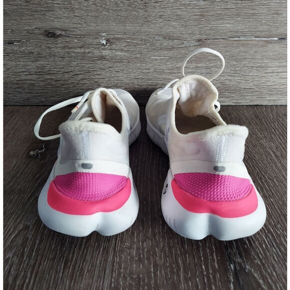 Nike Free RN 5.0 Laser Fuchsia Womens 7 Athletic Shoe Sneakers CI1289-100 - Picture 5 of 9